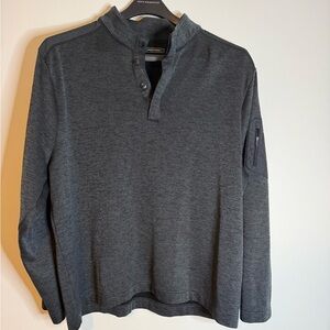 Greg Norman Collection Dark Gray Men's Shirt